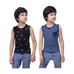 FABROYZ Boys 2Pc Printed Pockets T-shirt-picture-47