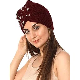 fabseasons Acrylic Woolen Skull Stretch Headband/Cap/Hair Accessory/Ear Warmer for Women & Girls for Winters-picture-14