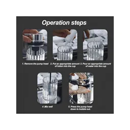 FabSeasons Black Textured Ceramic Soap Dispenser image 4