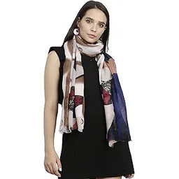 fabseasons Cotton Viscose Colorful Printed Soft & Stylish Scarf/Scarves, Shawl and Stoles for Women, Size - 90 * 190 cms-picture-33