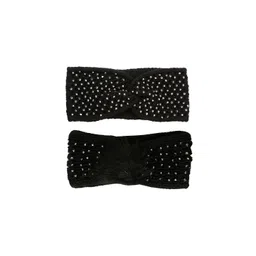 FabSeasons Kids Pack Of 2 Black Embellished Acrylic Headband-picture-32