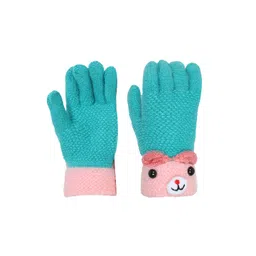 FabSeasons Kids Patterned Acrylic Wool Winter Gloves-picture-12