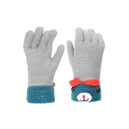 FabSeasons Kids Patterned Winter Gloves-picture-27