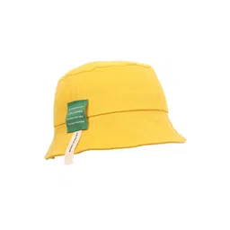 FabSeasons Kids Yellow Cotton Bucket Cap-picture-34