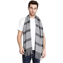 fabseasons Men's Casual Checkered Acrylic Woolen Muffler, Scarf & Stole for Winter-picture-30