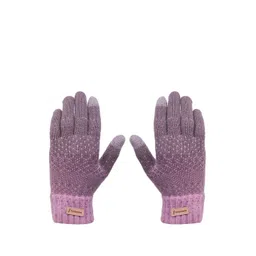 FabSeasons Unisex Kids Acrylic Winter Gloves-picture-38