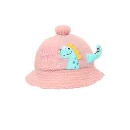 FabSeasons Unisex Kids Pink & Blue Baseball Cap-picture-29