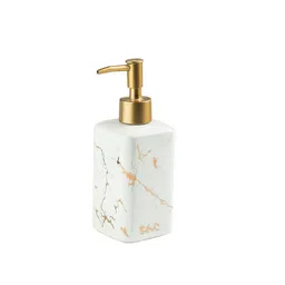 FabSeasons White Liquid Soap Dispenser with Gold Pump-picture-17