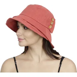 FabSeasons Foldable Cotton Fashion Beach Cloche / Caps / Hats for Girls & Women-picture-10