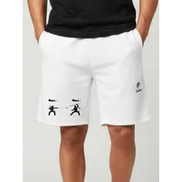 FABSTIEVE Men Printed Low-Rise Shorts-picture-39