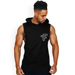 FABSTIEVE Printed Hooded Cotton Gym Innerwear Vest-picture-33