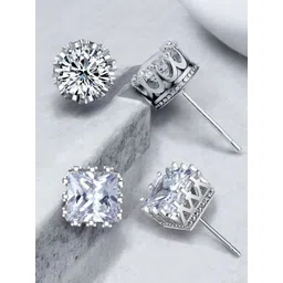 fabula Square Studs Earrings-picture-11