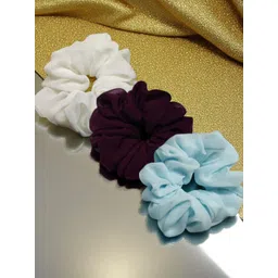 fabula Women Set of 3 Embellished Ponytail Holders-picture-17