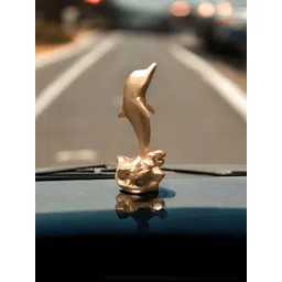 Fabzie Decor Gold-Toned Dolphin Curio Showpiece-picture-31