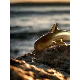 Fabzie Decor Gold-Toned Dolphin Showpiece-picture-19