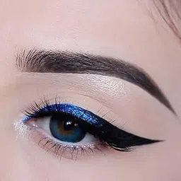 Face Up Waterproof Blue Matte Liquid Eyeliner, Smudge Proof And Long Lasting (Blue)-picture-15