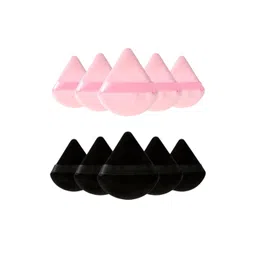 Facejewel Set Of 10 Ultra-Soft Velvet Touch Triangle Powder Puffs-image-44