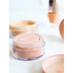 Facejewel Set Of 2 Silvery Makeup Brush & Makeup Round Puff-image-8