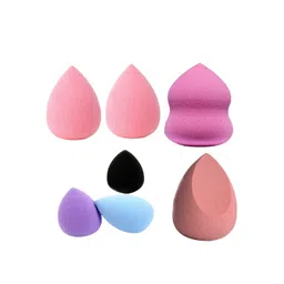 Facejewel Set Of 3 Mini Sponge & Set Of 4 Makeup Blender-image-22