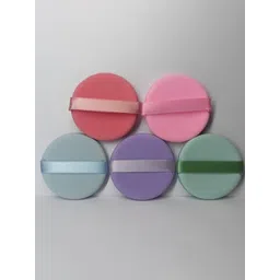 Facejewel Set Of 7 Powder Puff & Blender Puff With Box-image-32