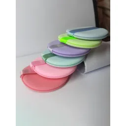 Facejewel Set Of 7 Powder Puff & Makeup Pizza Puff With Box-image-24