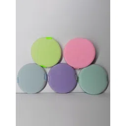 Facejewel Set Of 7 Powder Puffs & Mini Heart Sponge Puff With Box-image-4