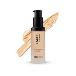 FACES CANADA 3 In 1 Flawless Matte Foundation - 30ml - - Rich Ivory 013-picture-23