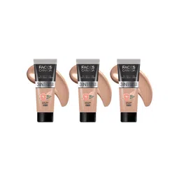 FACES CANADA Set Of 3 Hydra Matte Foundation Mini- 15 ml Each- Warm Natural 021-picture-22