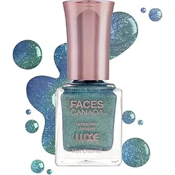 FACES CANADA Ultime Pro Splash Luxe Nail Enamel - Aurora Blue (L33), 12ml | Glossy Finish | Quick Drying | Long Lasting | High Shine | Chip Defiant | Even-Finish | Vegan | Non-Toxic | Ethanol-Free-picture-29