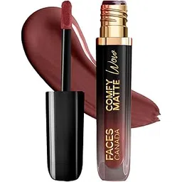 FACESCANADA Comfy Matte Wow Liquid Lipstick - Cocoa Crush 07, 3.8Ml | One Swipe Application | Highly Pigmented | Comfortable Wear | Glides Smoothly | Long Lasting | Transferproof-picture-32