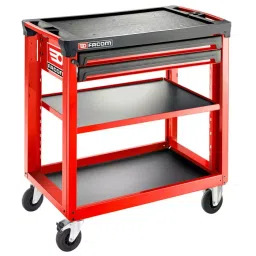 Facom 2 Drawer Polypropylene with Fiber Wheeled Tool Trolley, ROLL.UC3S2DM4-picture-18