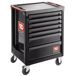 Facom 7 Drawer Polypropylene with Fiber Wheeled Tool Cabinet Black, ROLL.7M3APF-picture-42