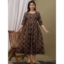 FACON GRAVIDA Print Maternity A-Line Maxi Dress-picture-17