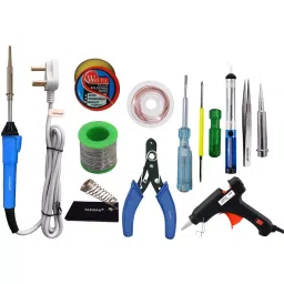 Fadman Basic 12 In 1 Soldering Iron Kit 25 W Corded Flat Copper, Iron & Nickle Tip-image-33