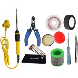 Fadman Basic 2nd Intermediate 9 In 1 Soldering Iron Kit 25 W Corded Flat Copper, Iron & Nickle Tip-image-29