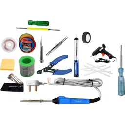 Fadman Basic Beginner Bundle 15 In 1 Soldering Iron Kit Copper, Iron & Nickle Corded 25 W-image-43
