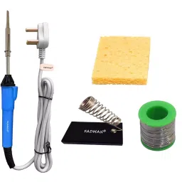 Fadman Basic Bundle Electric 4 In 1 Soldering Iron Kit Copper, Iron & Nickle Corded 25 W with Solder Wire-image-38
