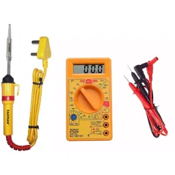 Fadman Basic Complete 2 in 1 Soldering Iron Kit Copper, Iron & Nickle Corded 25 W with Digital Mulimeter-image-23