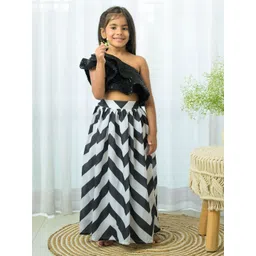 Fairies Forever Girls Embellished Sequinned Cotton Ready To Wear Lehenga & Choli-picture-42