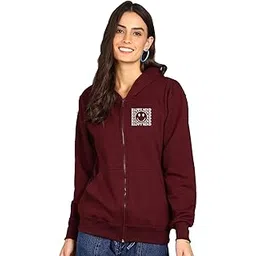faltu.co Happy Mind Printed Women's Zipper Cotton Hooded Hoodies Jacket with Zip & Pocket Stay Warm and Stylish with Winter Hoodies for Women Trendy Designs Comfortable Fit and Quality Materials Perfect for Cold Weather Fashion-picture-13