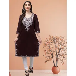 FAMBEE Women Woollen Kurta-picture-22