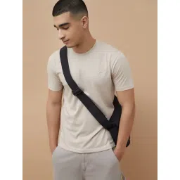Fame Forever By Lifestyle Beige Cotton Regular Fit T-Shirt-picture-33