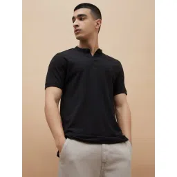Fame Forever By Lifestyle Black Regular Fit T-Shirt-picture-42