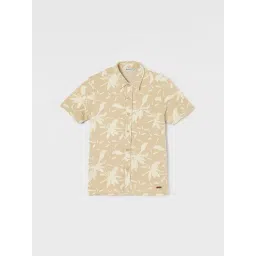 Fame Forever by Lifestyle Boys Beige Cotton Printed Shirt-picture-36