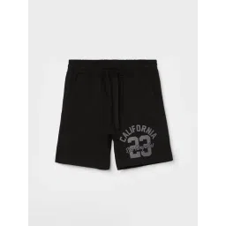 Fame Forever by Lifestyle Boys Black Cotton Printed Shorts-picture-30