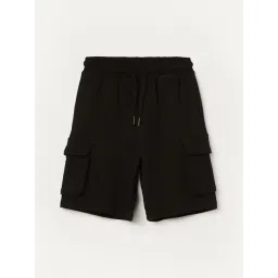 Fame Forever by Lifestyle Boys Black Cotton Shorts-picture-33