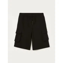 Fame Forever by Lifestyle Boys Black Cotton Shorts-picture-34