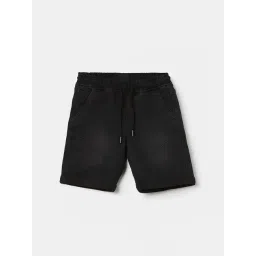 Fame Forever by Lifestyle Boys Black Cotton Shorts-picture-32