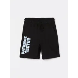 Fame Forever by Lifestyle Boys Black Regular Fit Shorts-picture-40