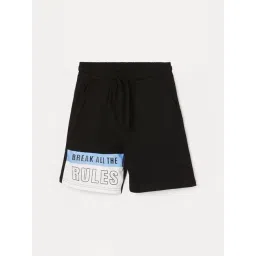 Fame Forever by Lifestyle Boys Black Shorts-picture-41